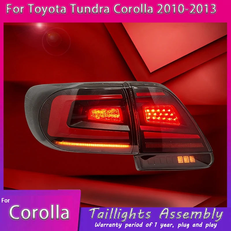 

Car LED Lights for Corolla Tail Lights 2011-2013 Taillight Rear DRL Fog Brake Turn Signal Reversing Taillights Assembly
