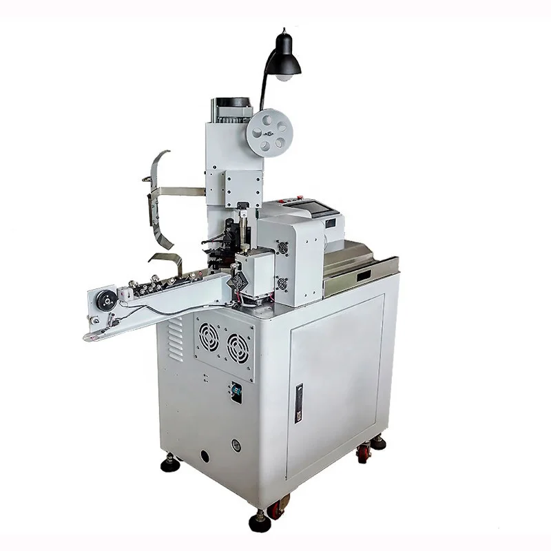 X-FC001B  automatic wire cutting stripping twisting and terminal crimping machine,  automatic crimping soldering machine