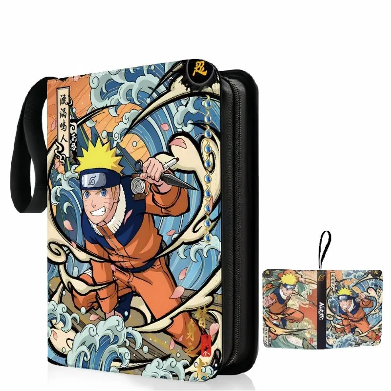 ご*、様 NARUTO Official Card Binder 2005 NARUTO Cards Binder 4/9 Pocket Trading Card Holder Collector Anime