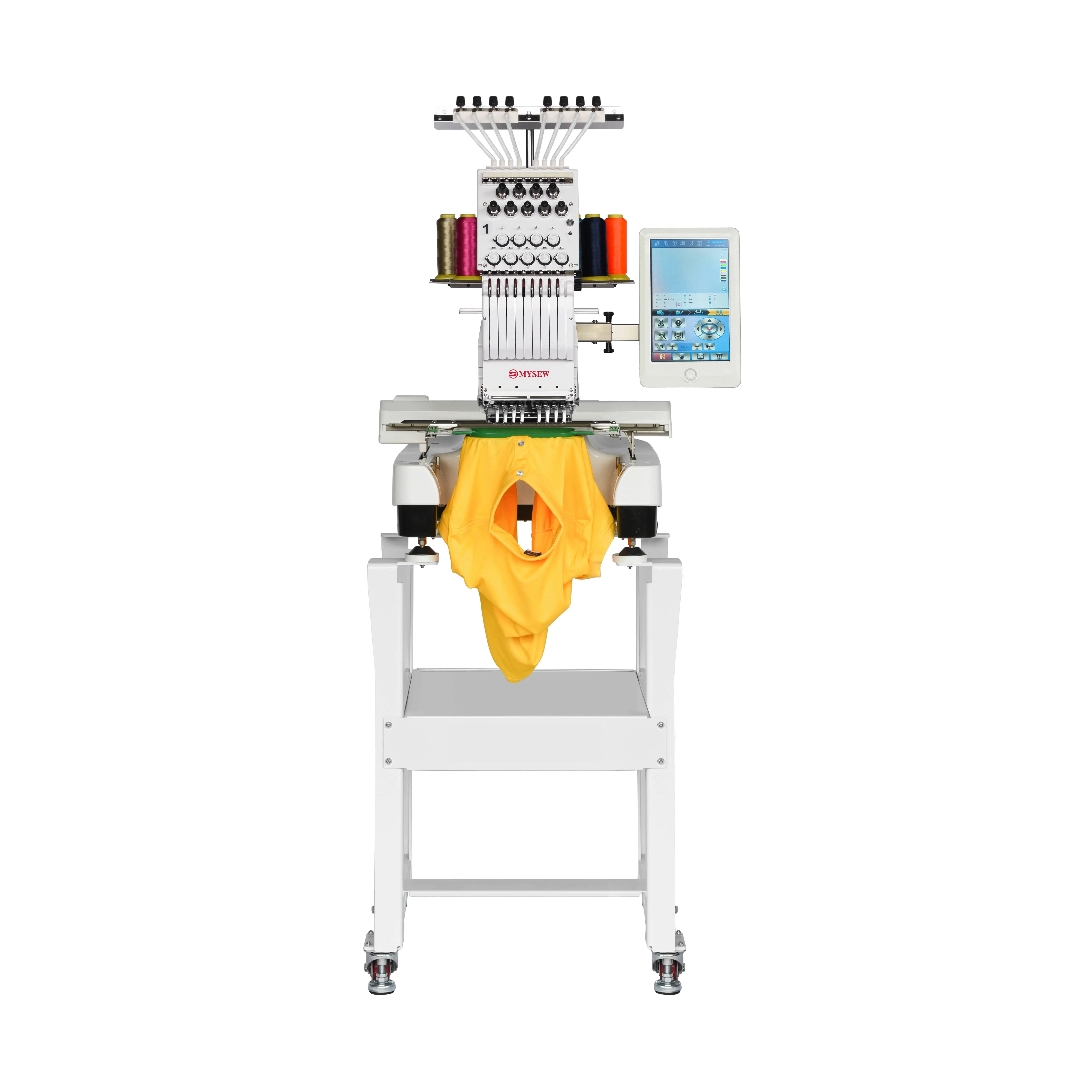 MFS 800 MYSEW 9 Needles Single Head Automatic High Speed Industrial Computerized Embroidery Machine