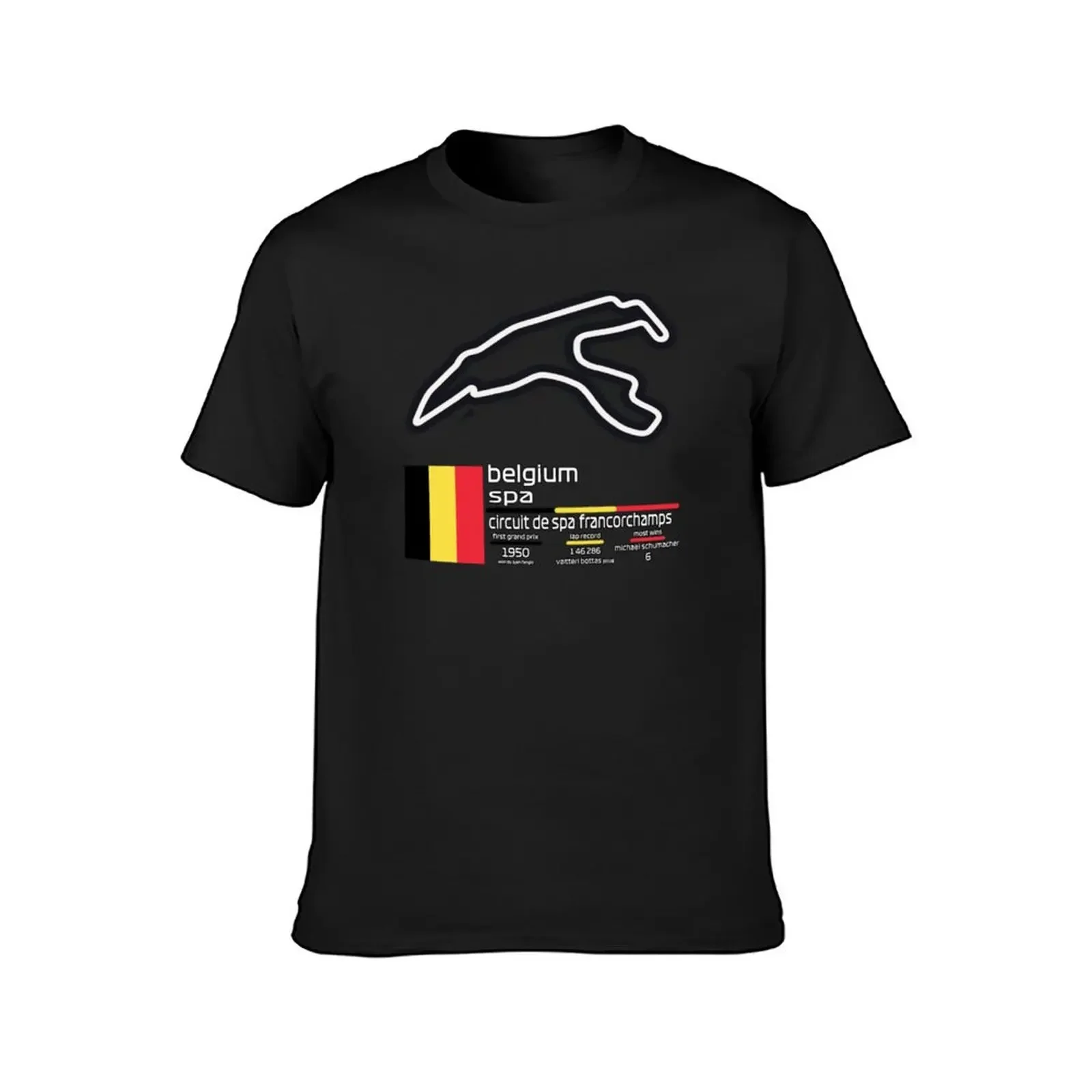 Circuit de Spa-Francorchamps F1 Records T-Shirt graphic t shirt vintage custom t shirt man clothes tee shirts for men