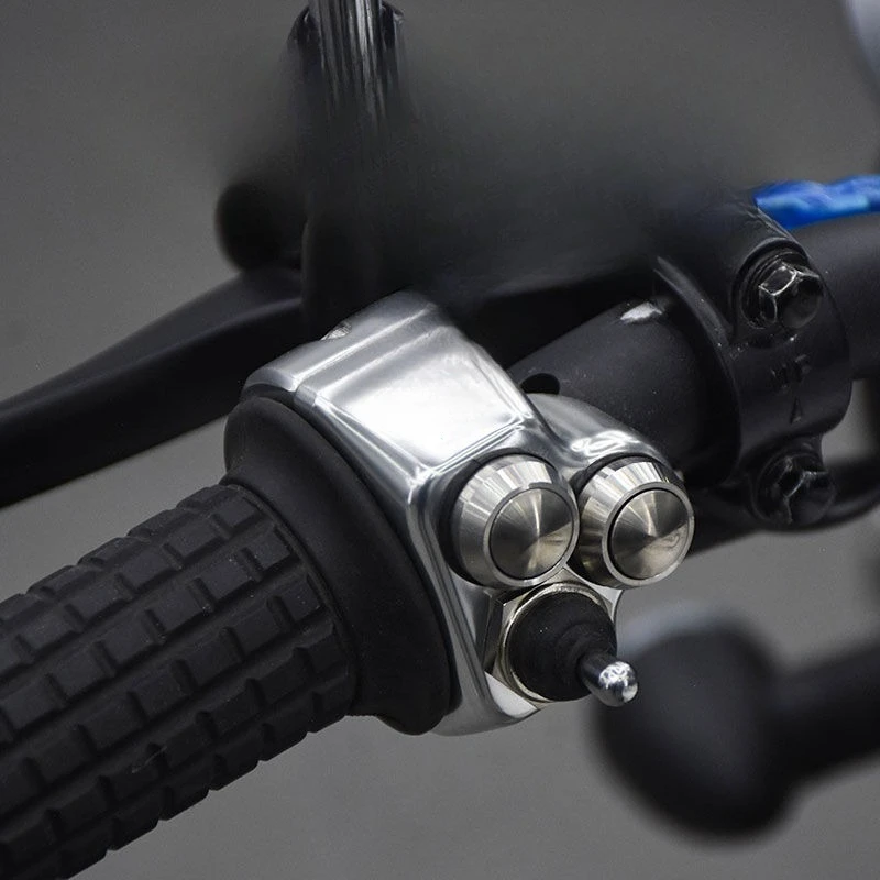 Applicable to CGX150 modified retro simple multi-function switch assembly aluminum alloy turn signal button accessories