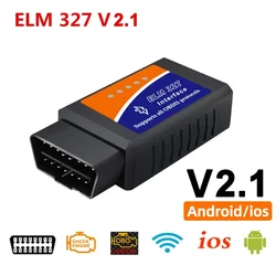 ELM327 V2.1 OBD2 Scanner TR6260S1 BT/Wifi ELM 327 OBD Car Diagnostic Tool For Android /IOS PK Vgate Icar2 Code Reader