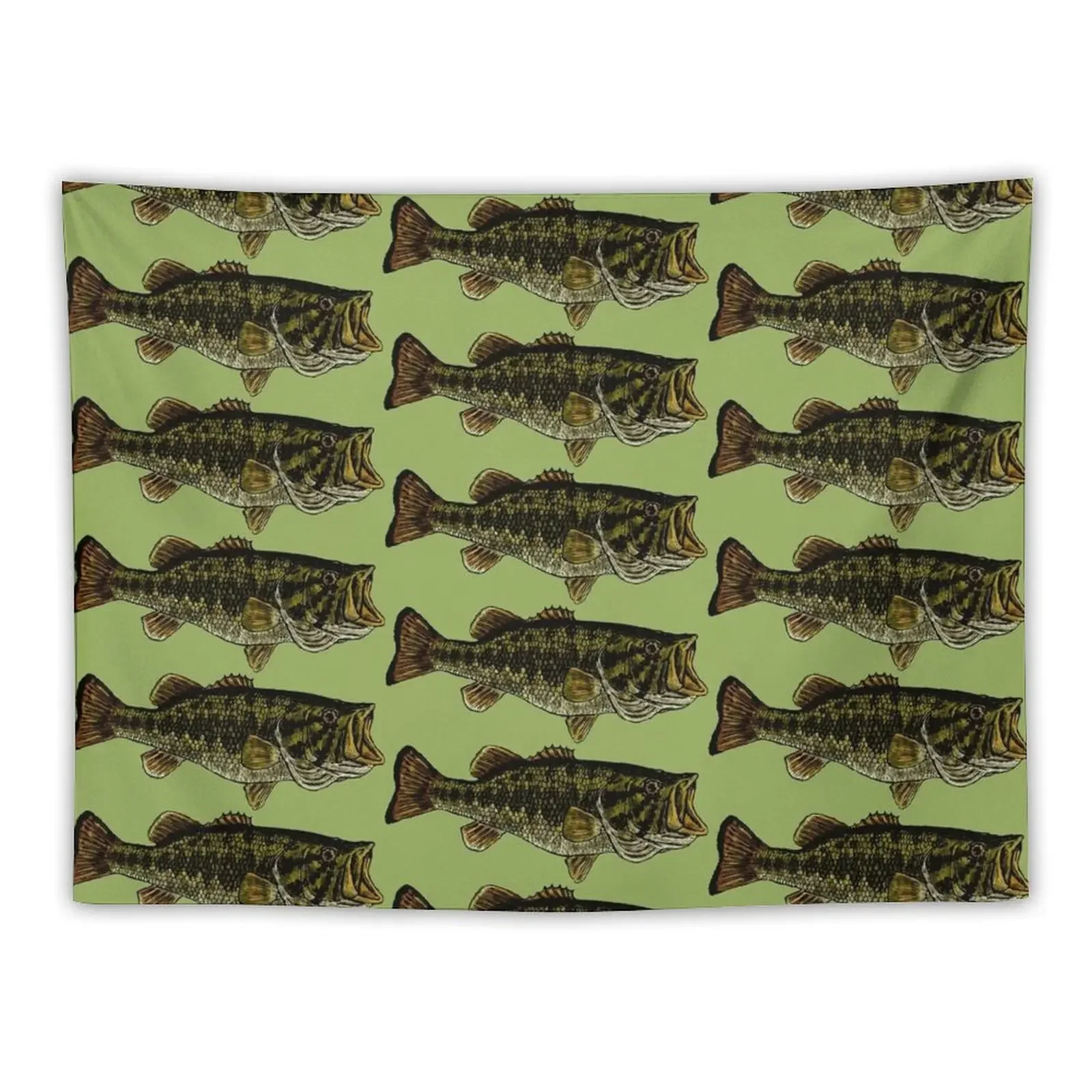 

Bass Fish Tapestry Korean Room Decor Wall Decoration Room Decor For Girls Carpet On The Wall Tapestry