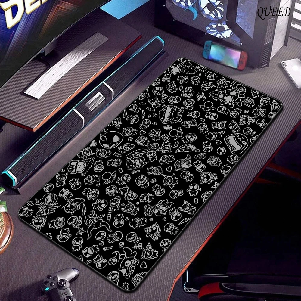 

The Binding of Isaac Non-slip Rubber Mousepad Gaming Keyboard Pads Pc Computer Accessories Desk Mat Mouse Mats Large Mouse Pad