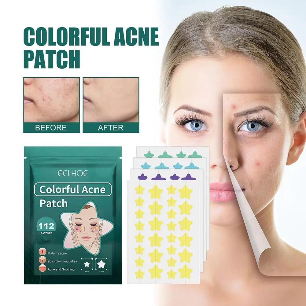 

Star Pimple Patch Acne Coloful Invisible Acne Removal Skin Care Stickers Originality Concealer Face Spot Beauty Makeup Tool