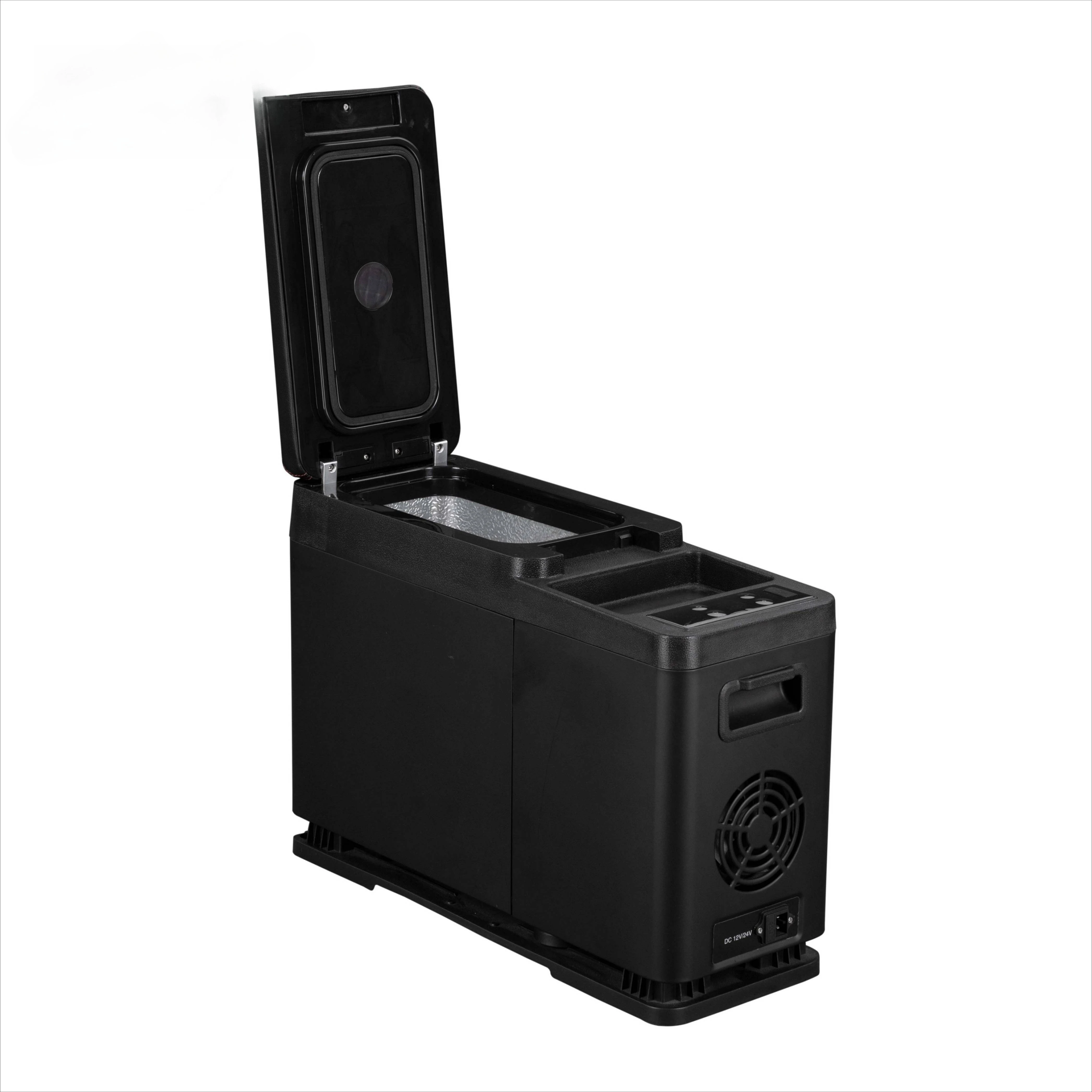 

8L Car Refrigerator DC12v 24v Mini Car Armrest Box Car Fridge Refrigerated Drinks