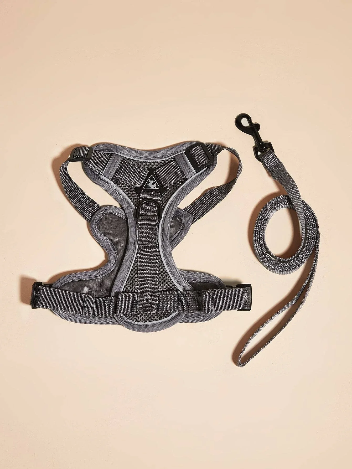 2pcs Breathable Pet Harness & Leash Set