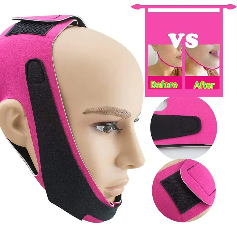 Face Slim V-Line Lift Up Cheek Chin Neck Slimming Thin Belt Strap Slim Bandage Mask Beauty Delicate Physical Face Lifting Tool