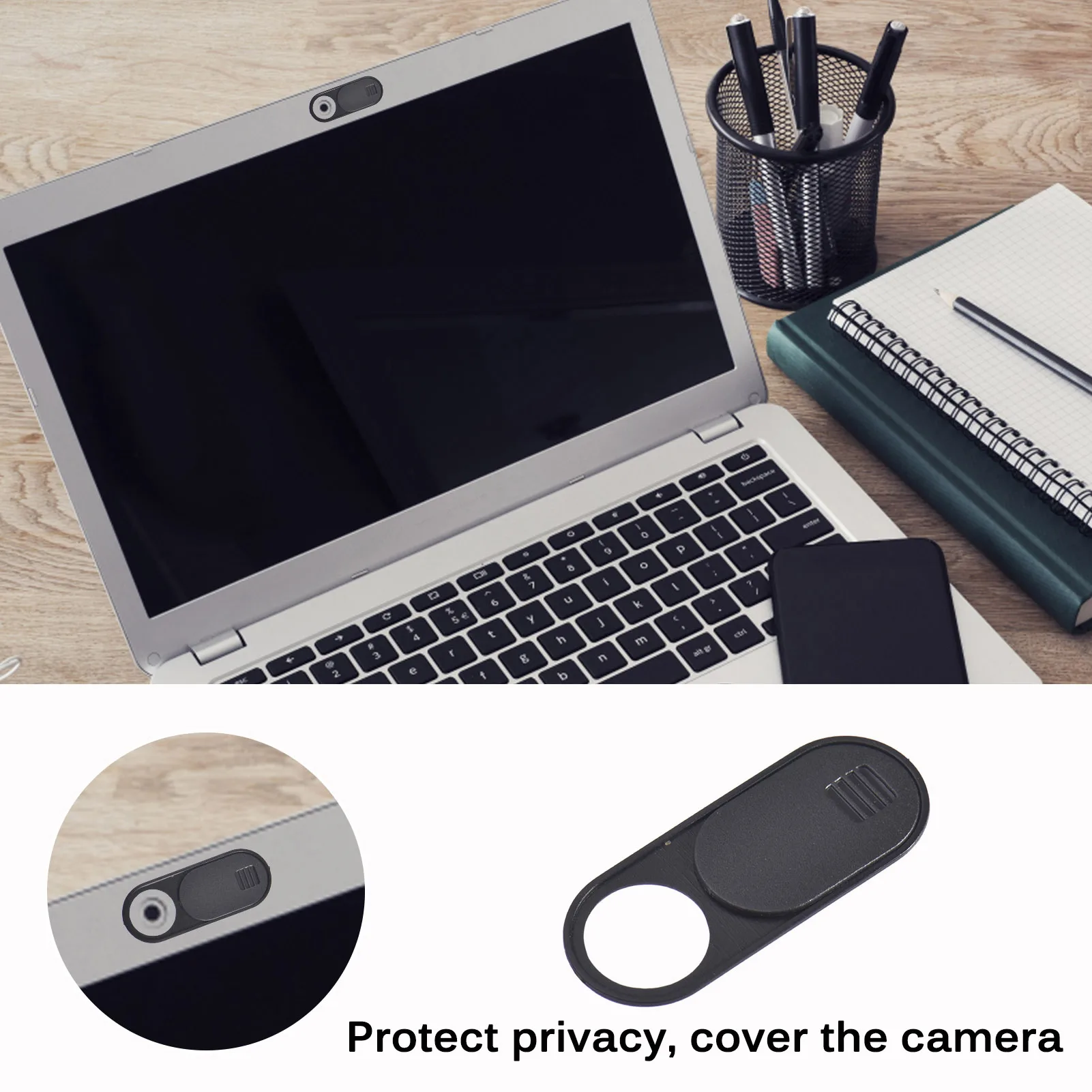 Cubierta deslizante para cámara Web, Protector de privacidad para Smartphone y PC, autoadhesivo, ultrafino