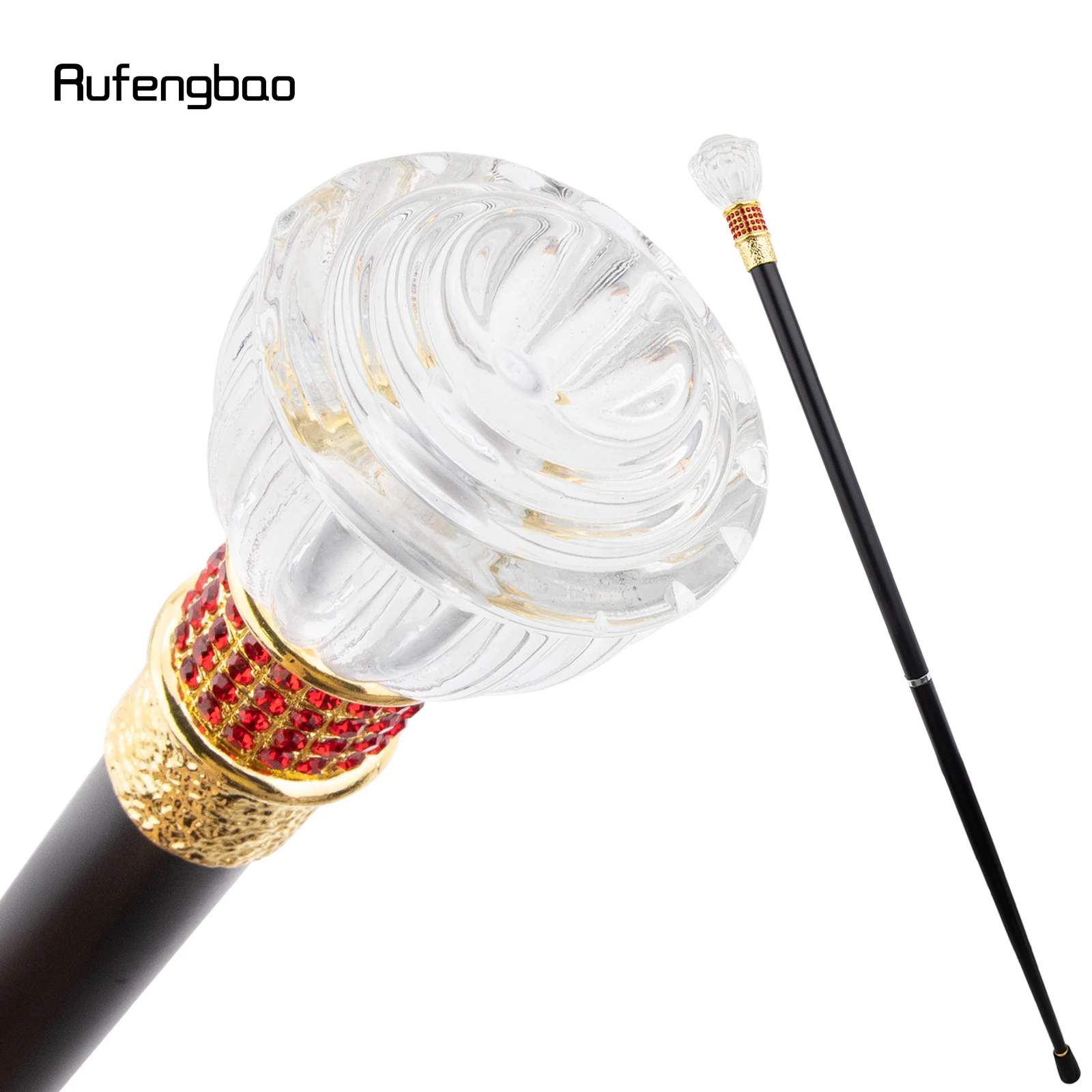 Transparent Ellipse Ball Round Glass  Stage Cane Decorative Stick Decorative  Halloween Cosplay And Parties, For Cosplay & Party