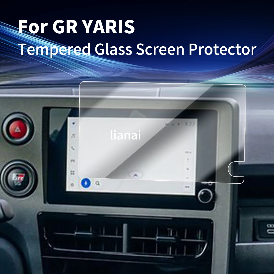 

Защитная пленка Carplay для экрана, защита для навигатора, автомобильные наклейки, аксессуары для 24toyota GR YARIS