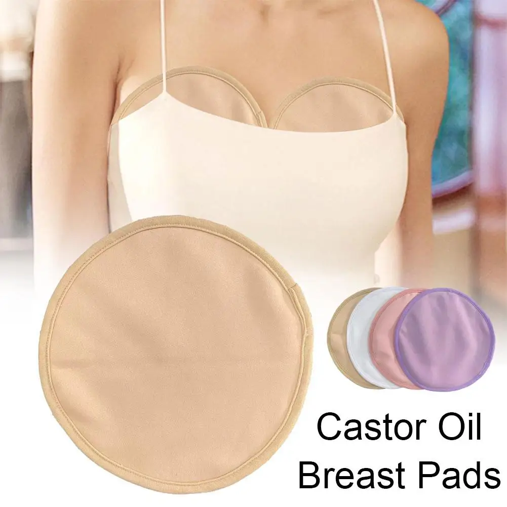 Breast Pads For Castor Oil Pack Reusable Breast Skin Care Reusable Castoroil Pack Kit Essential Oil Care Pad 1pc Beauty Ski G9Y8