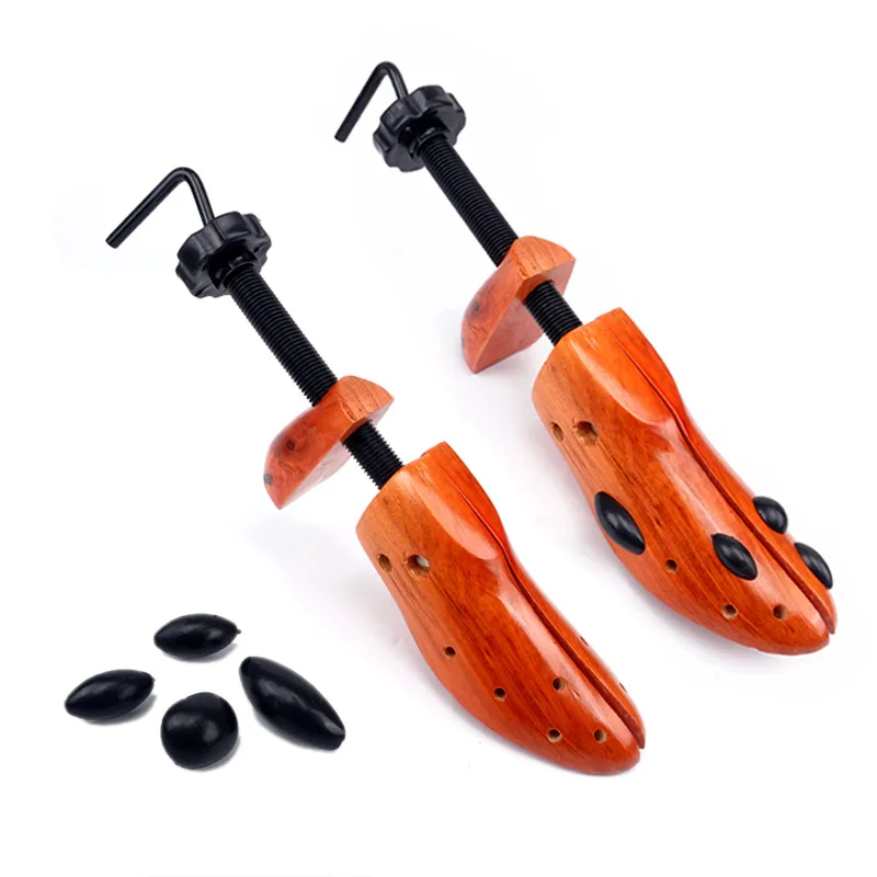 Pine Shoe Expander Brown Solid Wood Shoe Stretch Shoes Expand Shoe Last Shoe Stretcher Adjustable Wooden Pumps Boots Expander