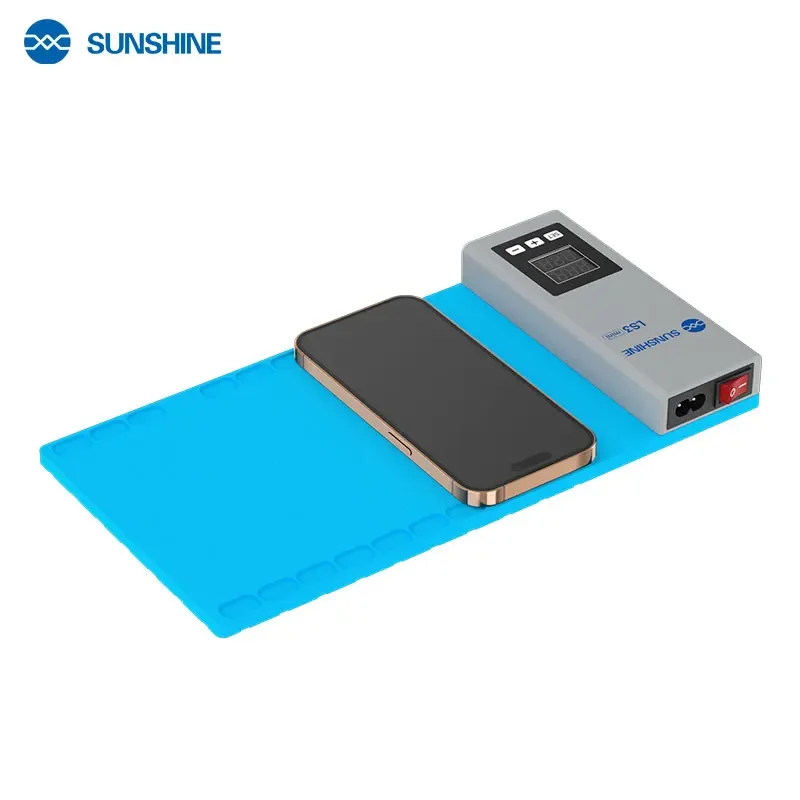 SUNSHINE LS3 mini LCD Screen Remover Heating Stage Separator Pad For Phone IPad Repair Separation Pad LCD Dismantling Treasu 