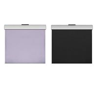 Magnetic Adsorption Car Garbage Bag with LED Light Waterproof Seat Hanging Trash Can PU Leather Durable Car Storage Pocket