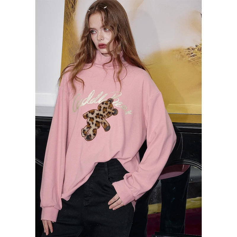 ELFSACK 2025 خريف جديد وصول Y2K كول الفاكهة طباعة المرقعة صالح كم كامل تي شيرت للمرأة