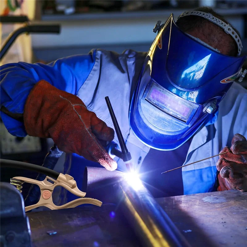 

AT05-латунный, 300 А, Т-образный стиль, для сварки, зажим для заземления, для приложений TIG/MIG MMA-сварщика Tig