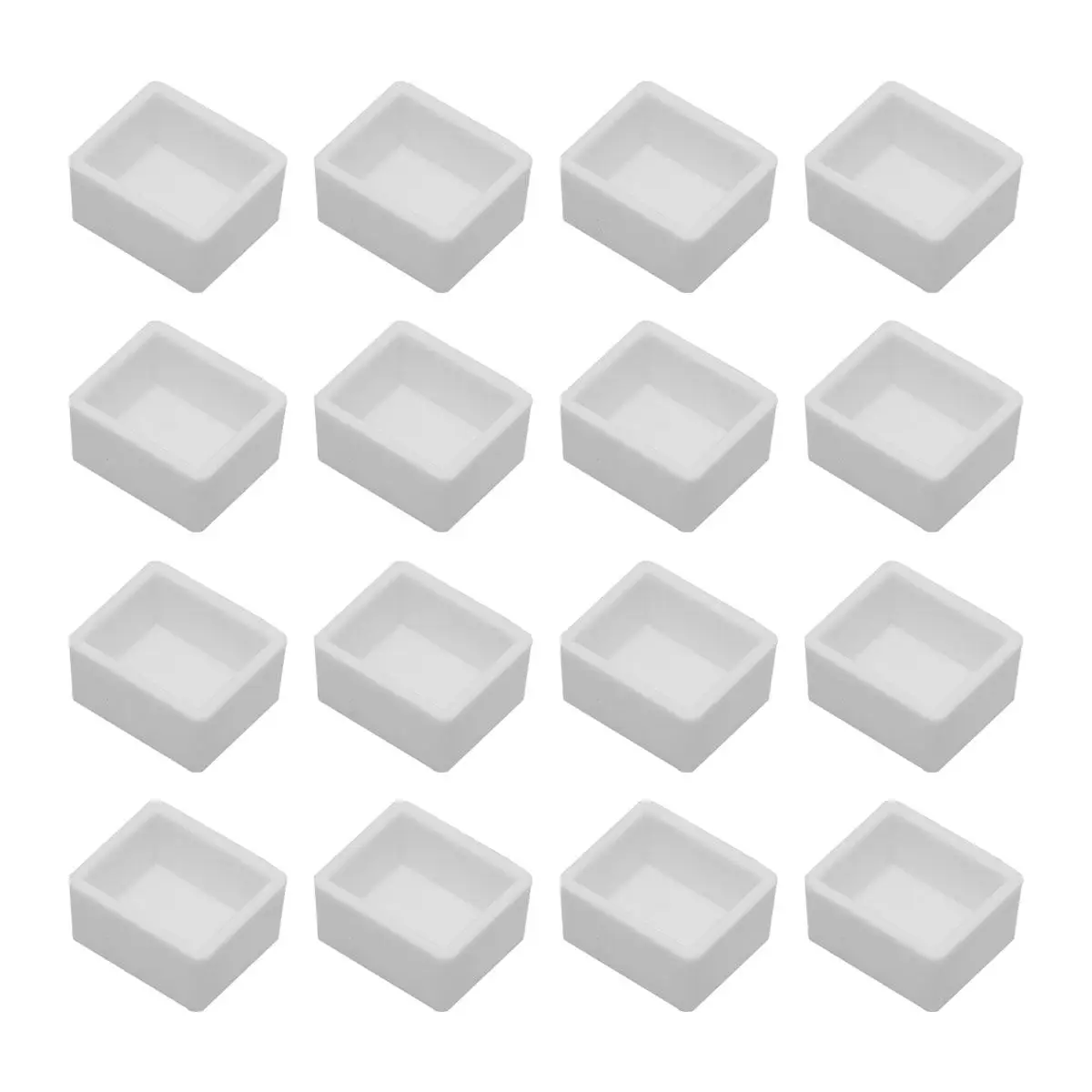 Watercolor Half Pans 100 Pack Empty Reusable Paint Storage Trays for Artists Compact Washable Supplies