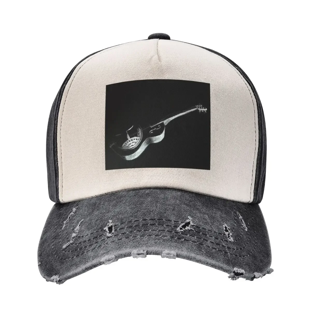 Dobro Hound Dog Resonator Baseball Cap |-F-| Bobble Hat Women's Beach Visor Men's