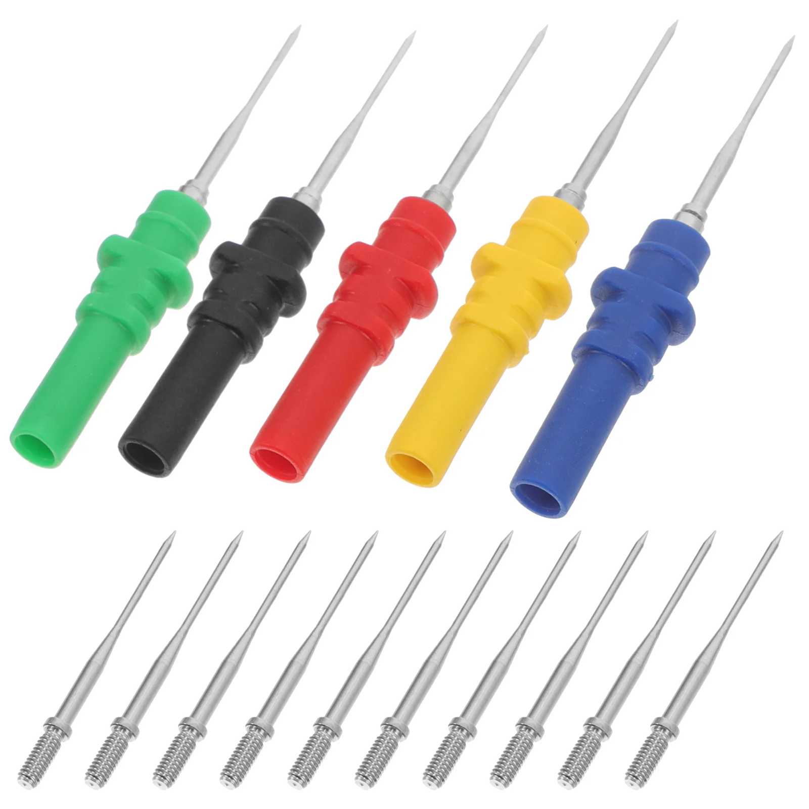 

1 set Automotive Diagnostic Repair Tools Multimeter Test Probes Steel Plastic Durable Ergonomic Handle Kit for Vehicle