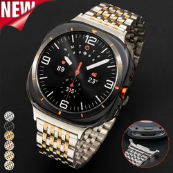 Stainless Steel Strap for Samsung Galaxy Watch 7 Ultra 47mm Quick Fit Metal Bracelet Wristband for Galaxy Watch Ultra 47mm Band