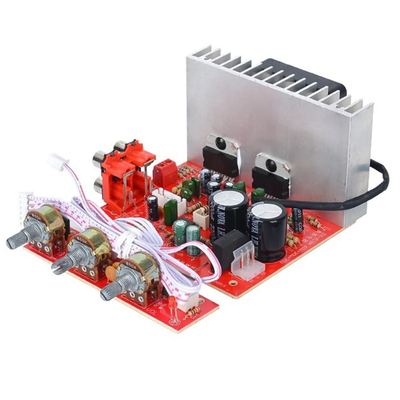 Leading-DX-618 Audio Subwoofer Stereo Amplifier Board 2.1 Channel 60Wx3 DC12-18V Module With Power Cable Easy Install Easy To Us