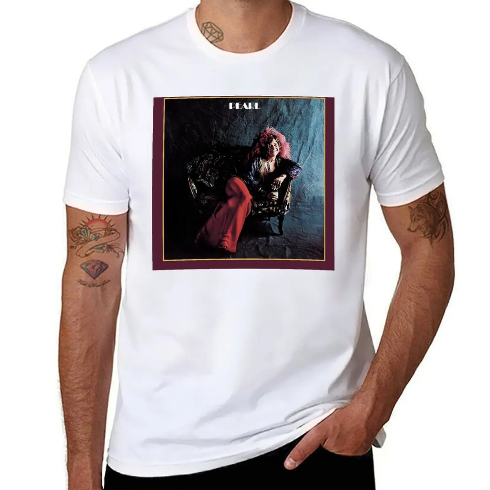 

Janis Joplin - Pearl Classic T-Shirt t shirt personalised t shirts for man cotton soft T-Shirt