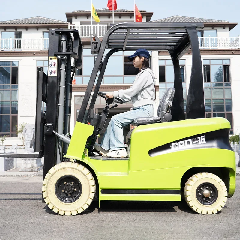 Mini Warehouse Forklifts Truck Free Shipping Farm Use CE EPA Electric Portable Forklift Supplier China New Terrain Forklift