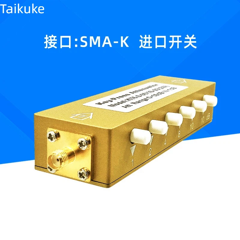 

Регулируемый кнопочный аттенюатор SMA 5G35dB, N-тип, 4G, 5 Вт, с шагом 1 дБ, для радиочастотного сигнала