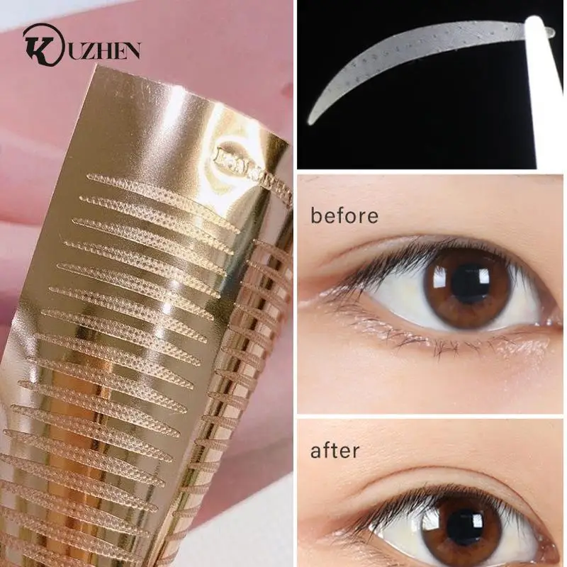 Invisible Eyelid Sticker Transparent Lifting Eye Strips Waterproof Double Eyelid Tape Lace Eye Lift Strips Makeup Tool