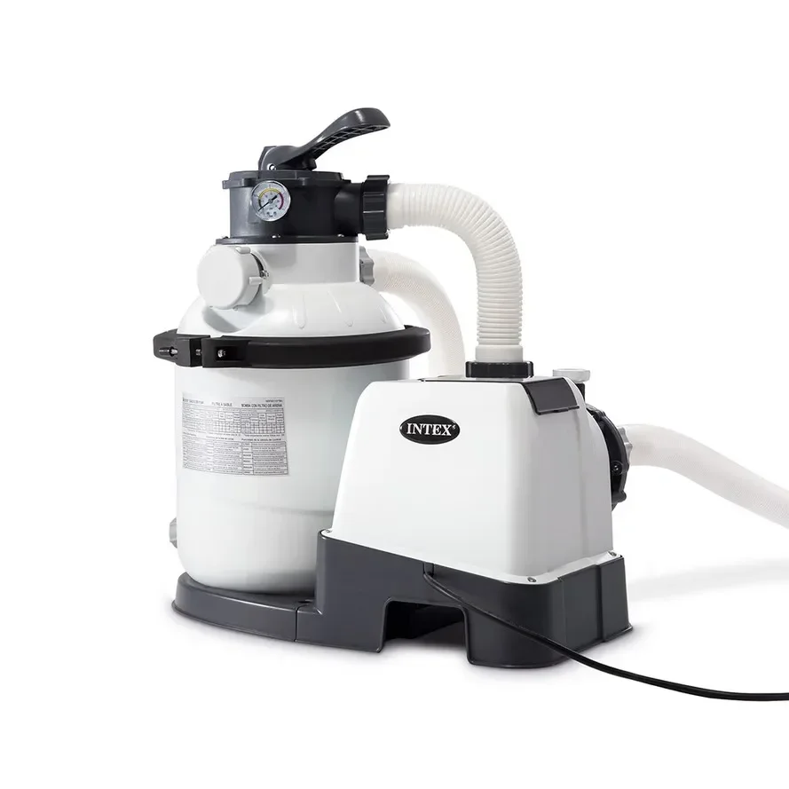 INTEX 220V-240V Swimming Pool Accessories 1200 Gph Sand Filter Pump 10in Krystal Sand Filter Pump Fish Pool