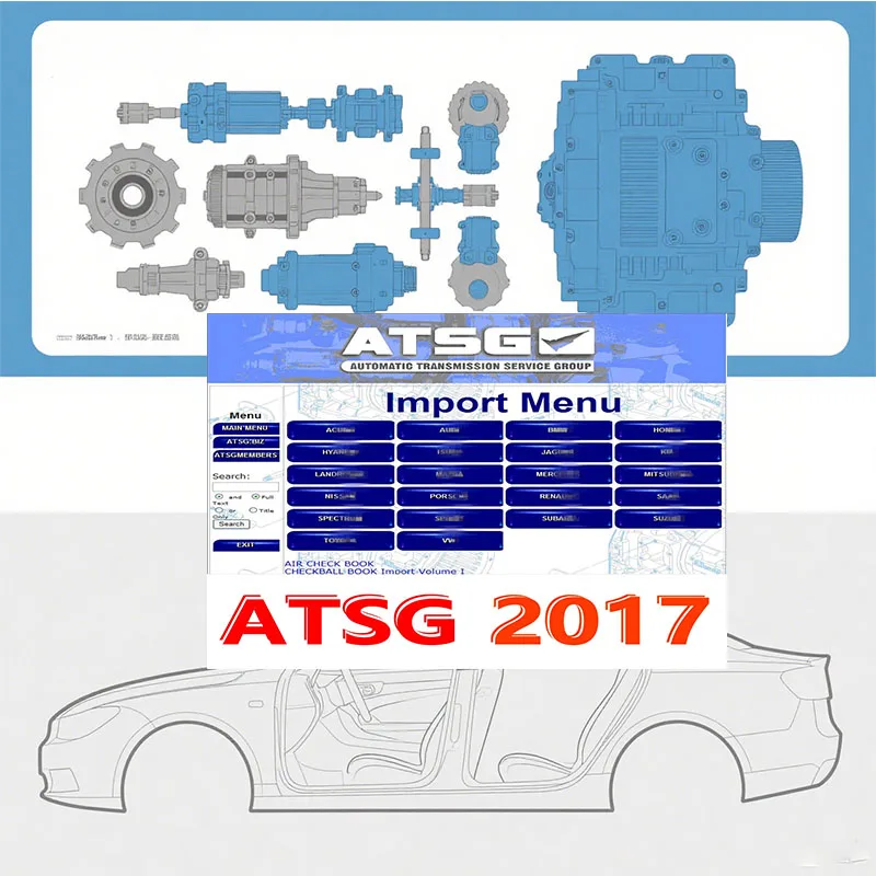 ATSG 2017 Auto Repair Software ATSG obd2 scanner Automatic Transmissions Service Group Repair Information Atsg Manual Diagnostic