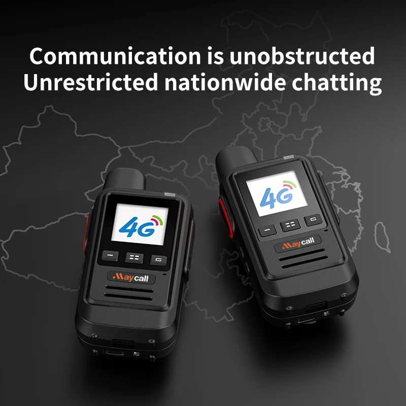 Maycall Global Walkie Talkie Long Range Global PPT Walkie-Talkie with SIM Card LIFE TIME Free Transnational POC Radio