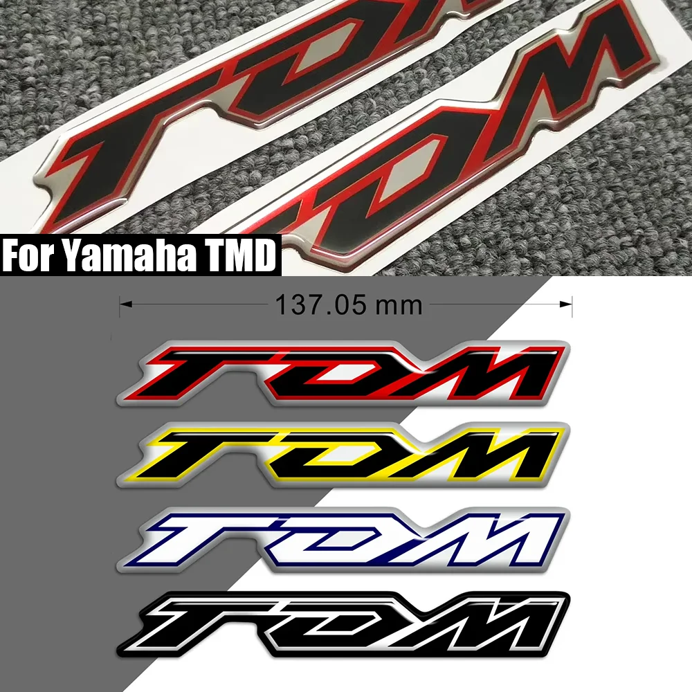 Para Yamaha tdm 850 900 emblema insignia Logo motocicleta pegatinas Protector carenado almohadilla de tanque de combustible calcomanía TDM accesorio de protección