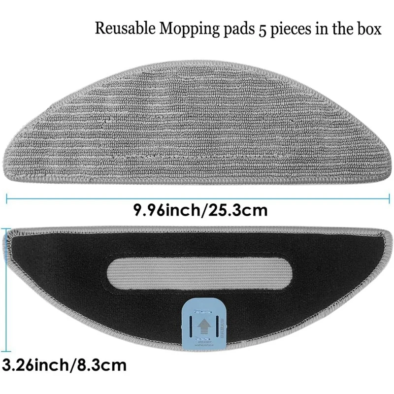 ABWQ-Replacement-Parts-For-Irobot-Roomba-Combo-I5-I5 +-J5-J5 +, Accessoires-Brosse latérale principale-Filtre Hepa-Serpillière-Tampons de gril