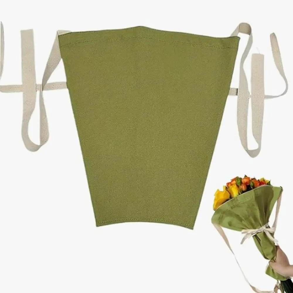 Thickened Flower Wrapping Bag with Handle Handmade Bouquet Packaging Bags Reusable Portable Flower Picking Carrier