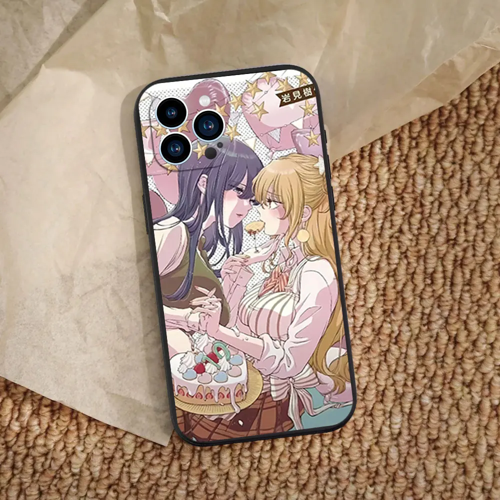 Anime C-Citrus Phone Case for iPhone 12 11 13 14 15 16 Max Pro Plus Black Soft Silicone Cover