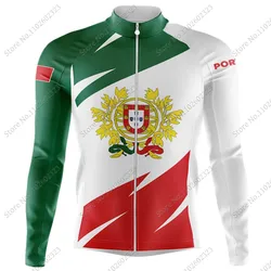 Portugal National Team 2024 Cycling Jersey Short Sleeve Cycling Clothing Road Bike Shirt Bicycle Tops MTB Wear Uniform Maillot