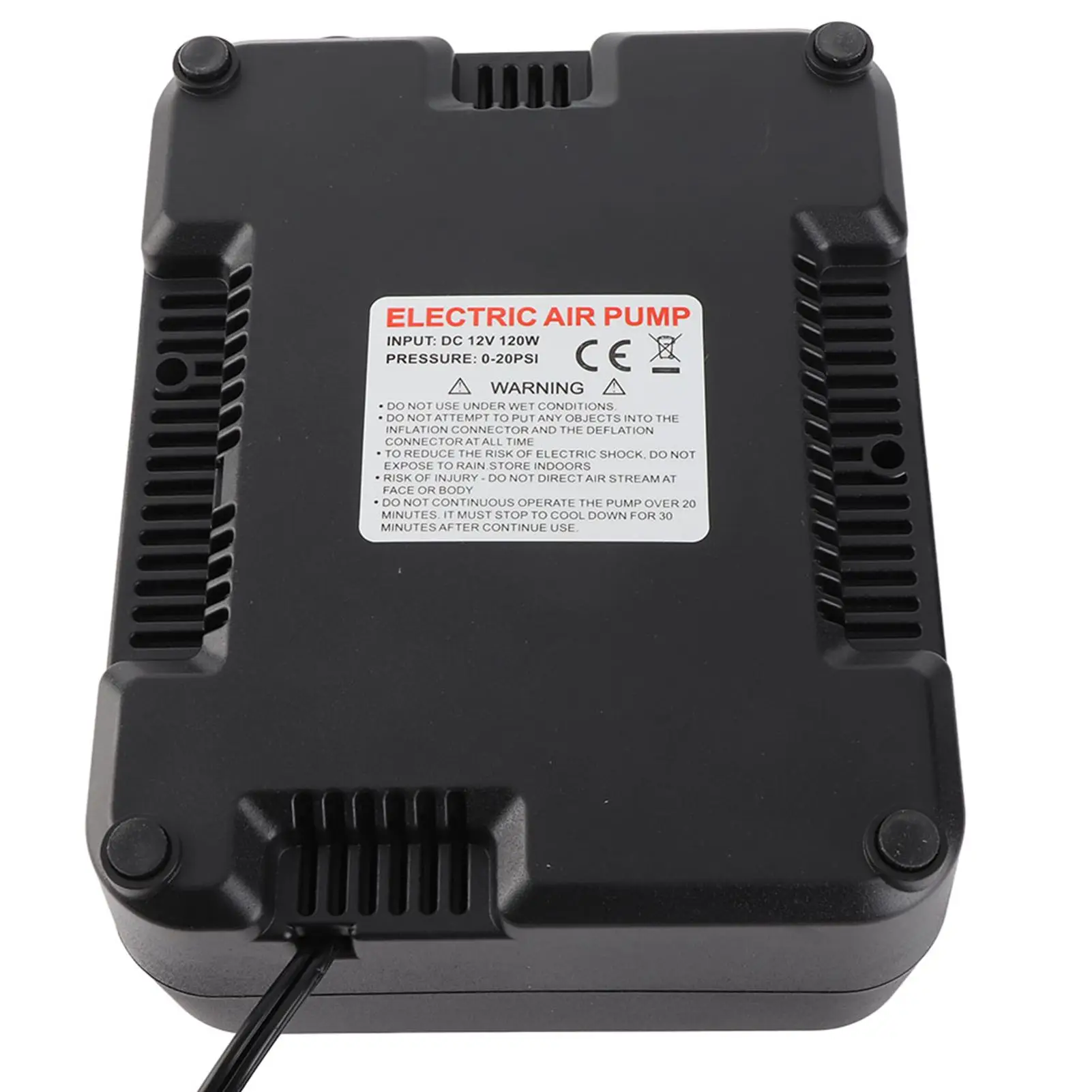 20PSI High Pressure Electric Air Compressor For Inflatable Boat Pool Surfboard Portable Paddle Board Pump With 6 Nozzles Pump