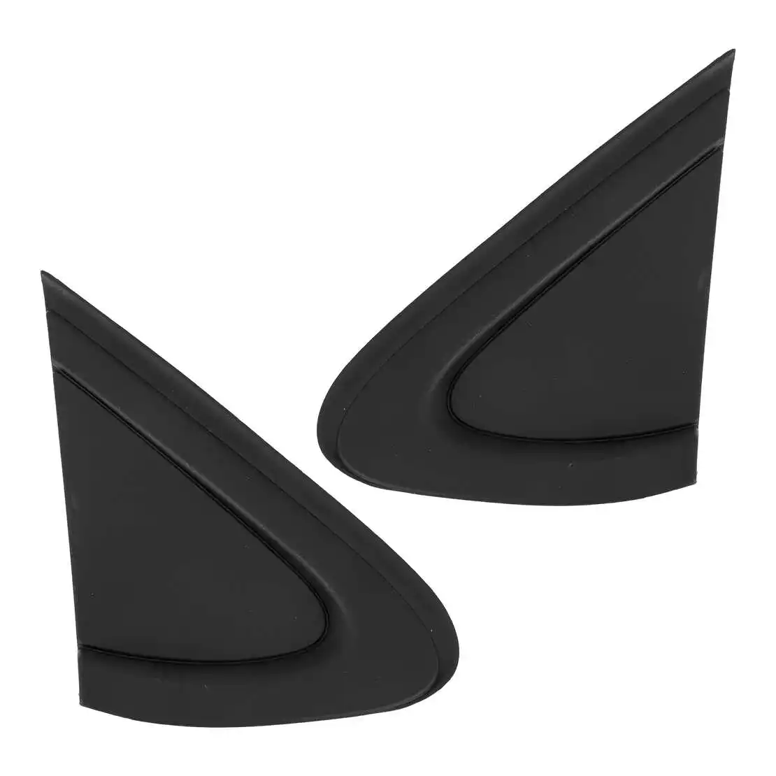 84106817 84106818 Front Pair Rearview Mirror Corner Triangle Molding Trim Pillar Cover fit for Chevrolet Cruze 2017 2018 2019