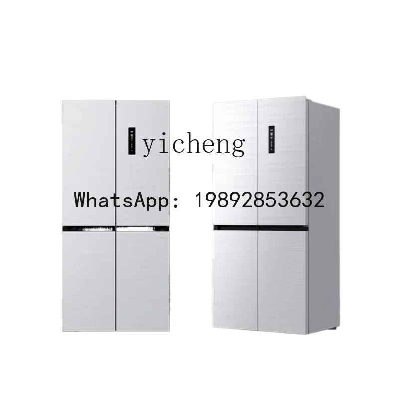 AB  refrigerator cross four doors 60cm household air cooling ultra-thin embedded frequency conversion