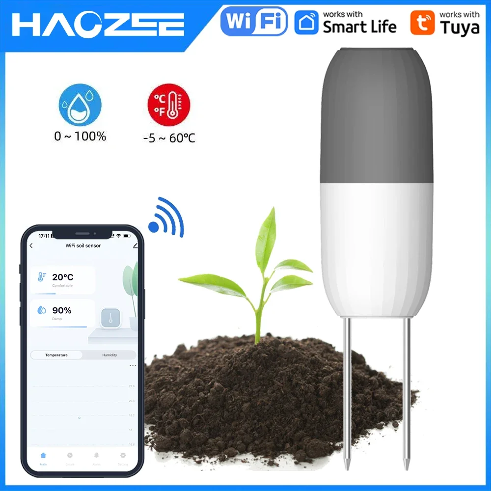 Recensione e valutazione del sensore di temperatura wireless Haozee Tuya per giardino e serra
