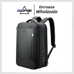 BOPAI Mochila multifunción para hombre, mochila de lujo para ordenador portátil de gran capacidad, mochilas de negocios impermeables antirrobo, bolsas de viaje