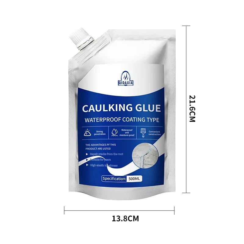 Waterproof Sealing Adhesive Quick Drying Crack Resistant Glue for Roof Floor Wall Joint Filling Sealant Household Repair Coating