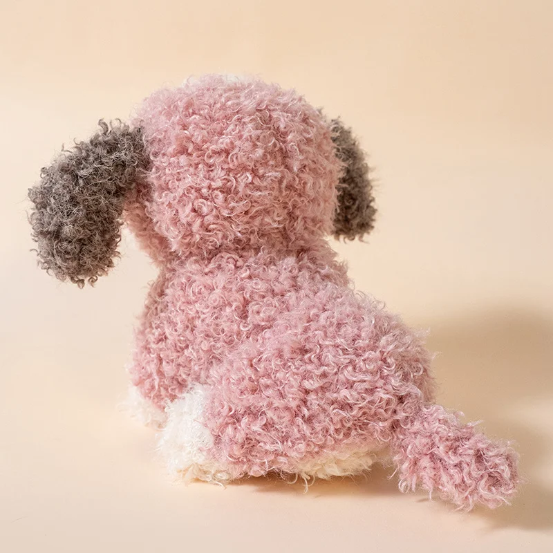 23 cm mooie teddyhond knuffels met krullend haar, zacht knuffeldier, cadeau voor alle leeftijden