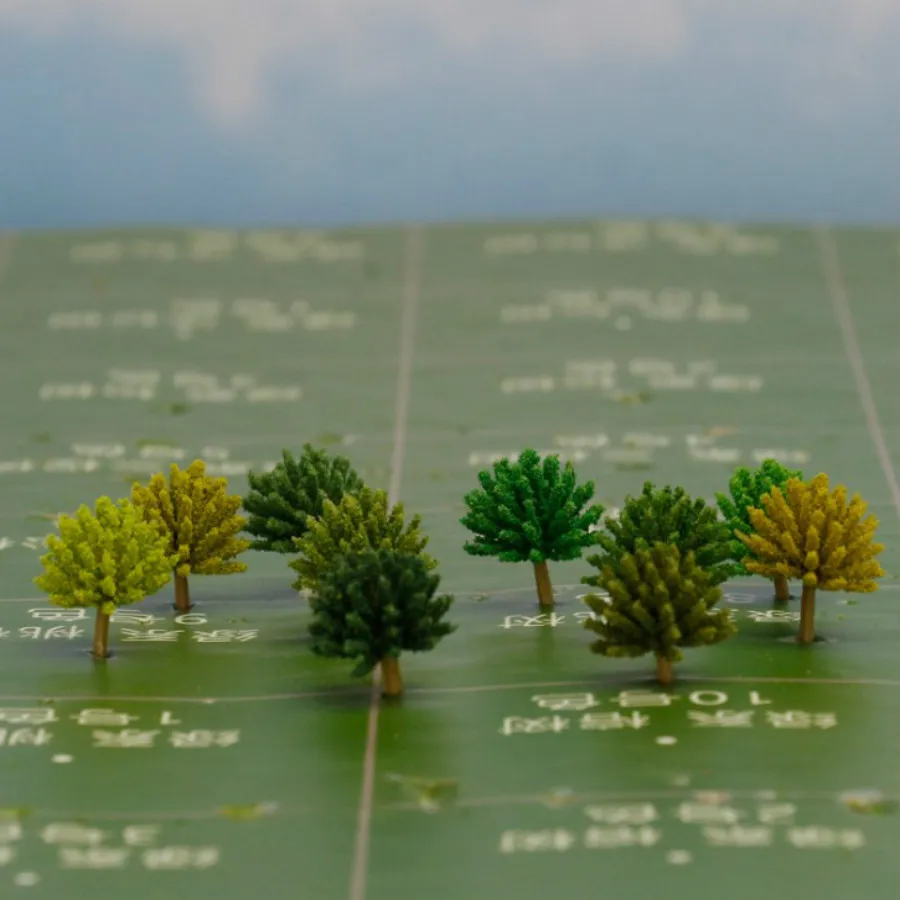 500pcs-lot-architecture-miniature-plastic-1-1000scale-model-tree-for-ho-train-layout-and-hobby-model-maker