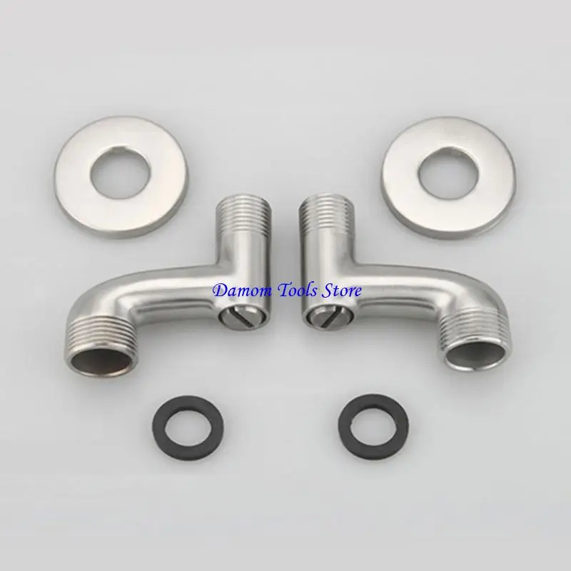 

57be Регулируемые угловые клапаны для душа изогнутые фитинги для ног.