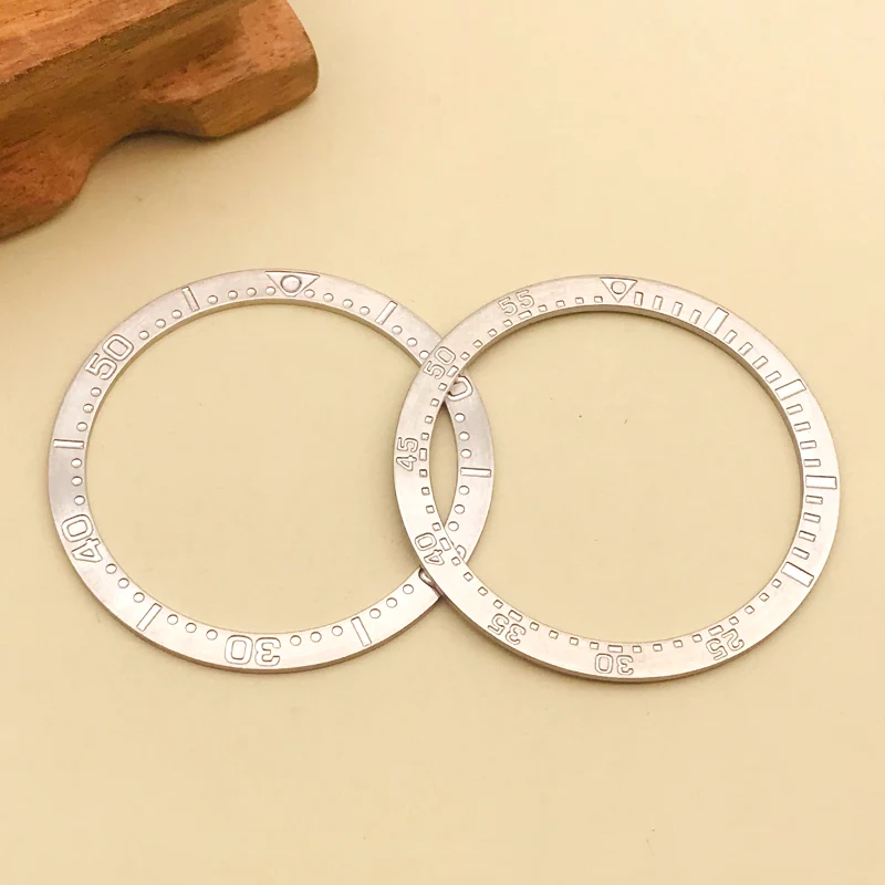 Mod 38mm seiko srpd skx007 skx009 bezel inserção plana aço inoxidável moldura sub anel skx esportes 5 relógio masculino casos peças presentes