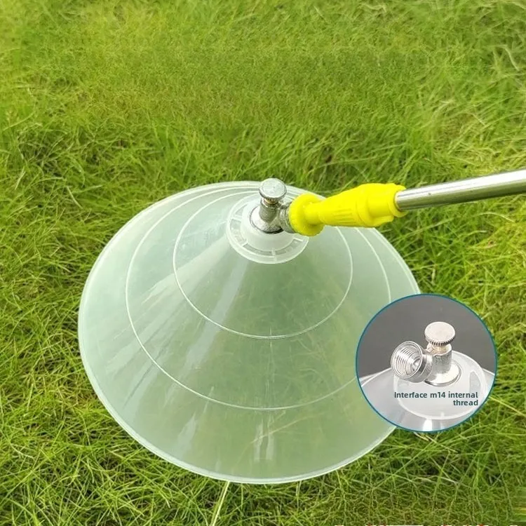 Agricultural Sprayer, High Pressure Atomizing Nozzle, Transparent Protective Cover, Sprayer, Adjustable Windproof and Weeding